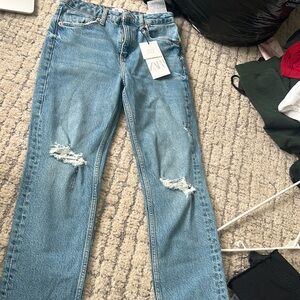 Ripped Zara jeans